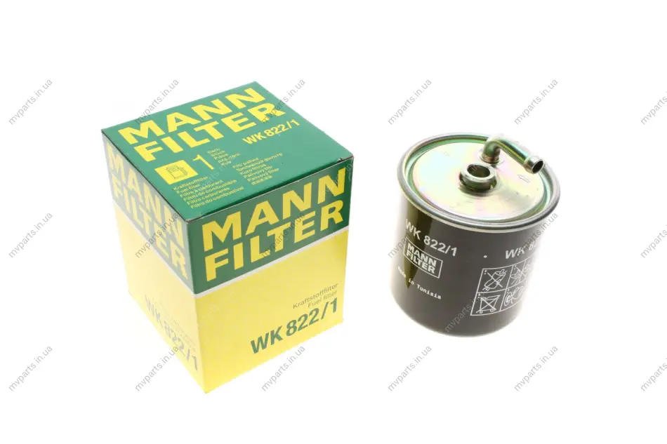 Фільтр паливний MB C-class (W202/W203)/E-class (W210) 2.2D/2.7D/3.2D 99- OM611/612 -FILTER WK 822/1 MANN WK-822-1 (фото 1)
