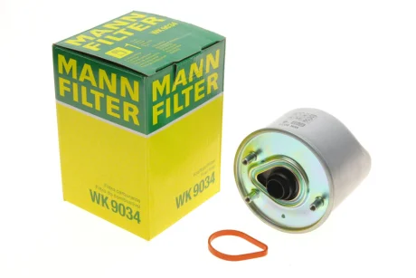 Фільтр паливний Citroen Berlingo/C3/C4/C5/Peugeot 1.6HDi 10-/Fiat Scudo 1.6JTD 07- -FILTER WK 9034 MANN WK-9034