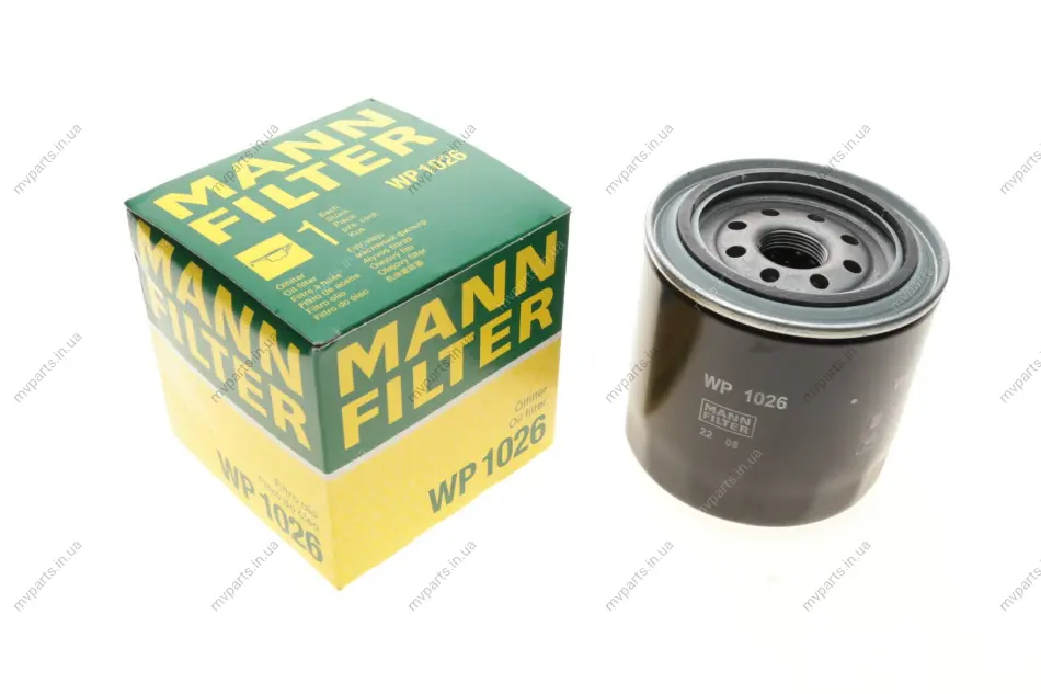 Фільтр масляний Toyota Avensis/Corolla 2.0D 97-07 -FILTER WP 1026 MANN WP-1026 (фото 1)