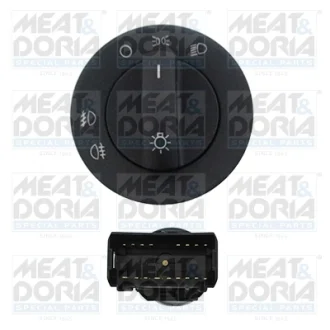 Перемикач світла фар VW Caddy III/T5 03- MEAT & DORIA MEAT&DORIA 23834