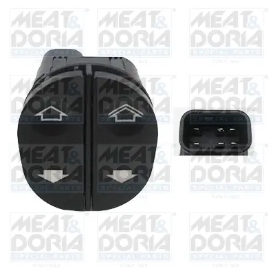 Кнопка склопідіймача Ford Transit Connect 02-13 MEAT & DORIA MEAT&DORIA 26044 (фото 1)