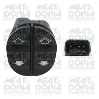 Кнопка склопідіймача Ford Transit Connect 02-13 MEAT & DORIA MEAT&DORIA 26044