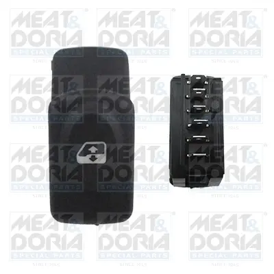 Кнопка склопідіймача Renault Kangoo 97- (6 конт.) MEAT & DORIA MEAT&DORIA 26099 (фото 1)