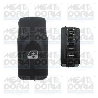 Кнопка склопідіймача Renault Kangoo 97- (6 конт.) MEAT & DORIA MEAT&DORIA 26099