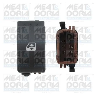 Кнопка склопідіймача (R) Renault Trafic 01- MEAT & DORIA MEAT&DORIA 26106