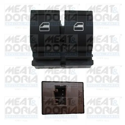 Кнопка склопідіймача (L) Skoda Fabia/Octavia 03-14 MEAT & DORIA MEAT&DORIA 26158 (фото 1)