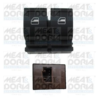 Кнопка склопідіймача (L) Skoda Fabia/Octavia 03-14 MEAT & DORIA MEAT&DORIA 26158