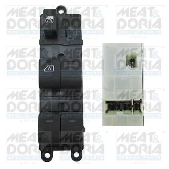 Кнопка склопідіймача (L) Nissan Qashqai 07-13 MEAT & DORIA MEAT&DORIA 26205