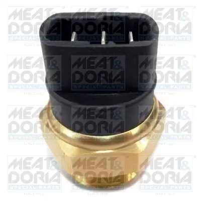 Датчик увімкнення вентилятора VW Caddy II 1.4-1.9TDi/MB Vito (W638) 95-04 (3 конт.) (чорний) MEAT & DORIA MEAT&DORIA 82680 (фото 1)