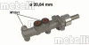 Циліндр гальмівний (головний) Skoda Fabia 99-08 (d=20.64mm) METELLI Metelli 05-0400 (фото 1)