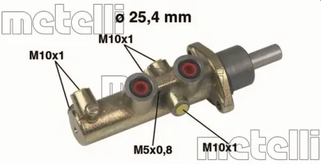 Циліндр гальмівний (головний) Citroen Jumper/Fiat Ducato/Peugeot Boxer 98- METELLI Metelli 05-0446
