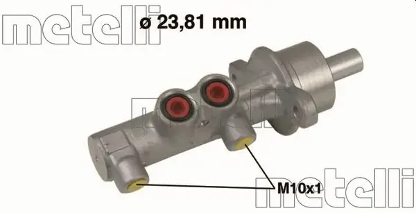 Циліндр гальмівний (головний) Opel Combo 04-/Corsa C 00-09/Tigra 04-10 (+ABS) METELLI Metelli 05-0539 (фото 1)