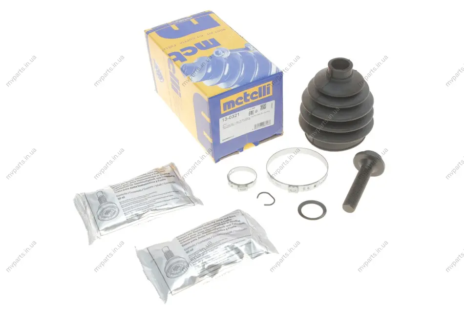 Пильник ШРКШ (зовнішній) Seat Altea 06-/Leon/Skoda Octavia/VW Golf V 03-13 (22x76x113) (к-кт) METELLI Metelli 13-0321 (фото 1)