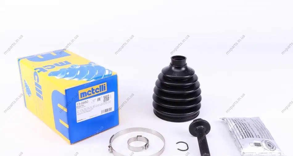 Пильник ШРКШ (зовнішній) Audi A3/Skoda Octavia/VW Golf 07-/Caddy/Passat 09-15 (25.5x94x116) (к-кт) METELLI Metelli 13-0480 (фото 1)