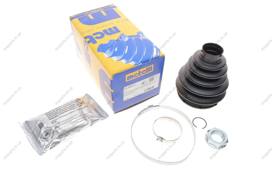 Пильник ШРКШ (зовнішній) Citroen Berlingo/C3 08-/C4 04-/Peugeot 206/207/208 99- (34.9x84x119) (к-кт) METELLI Metelli 13-0511 (фото 1)
