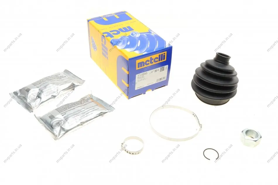 Пильник ШРКШ (зовнішній) Chrysler Voyager 2.4/2.5CRD 00-08 (22x75x112) (к-кт) METELLI Metelli 13-0593 (фото 1)
