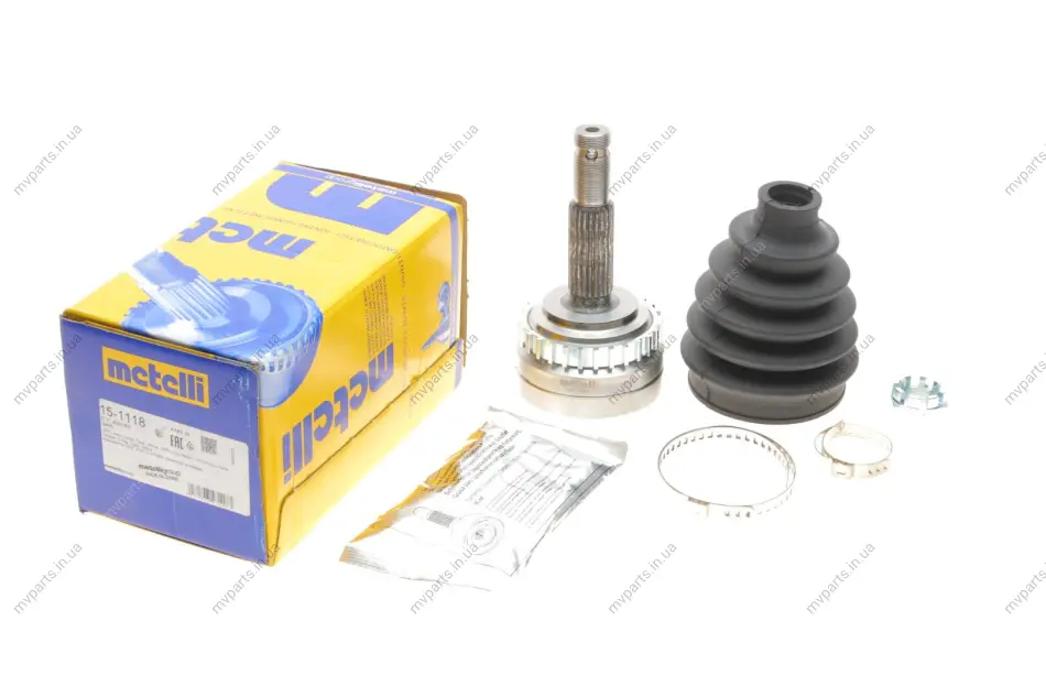 ШРКШ (зовнішній) Opel Astra F 91-05/Corsa 93-00/Vectra A/B 88-03 (22z/22z/52mm/81mm/58.5mm) (+ABS29z) METELLI Metelli 15-1118 (фото 1)