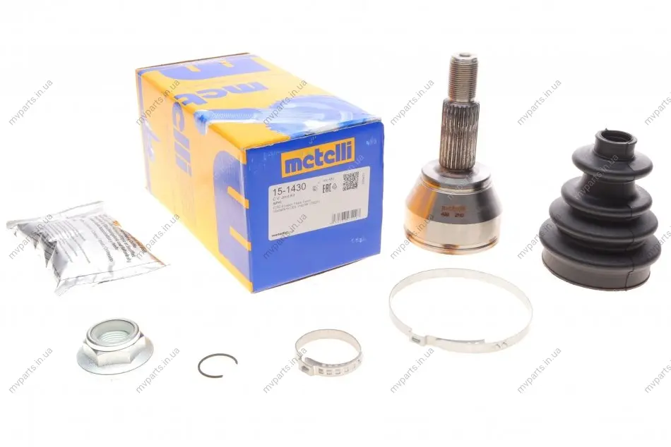 ШРКШ (зовнішній) Ford Fiesta V 01-08/Fusion 02-09/Ecosport 13- (25z/21z/53.2mm/75.6mm/56mm) METELLI Metelli 15-1430 (фото 1)