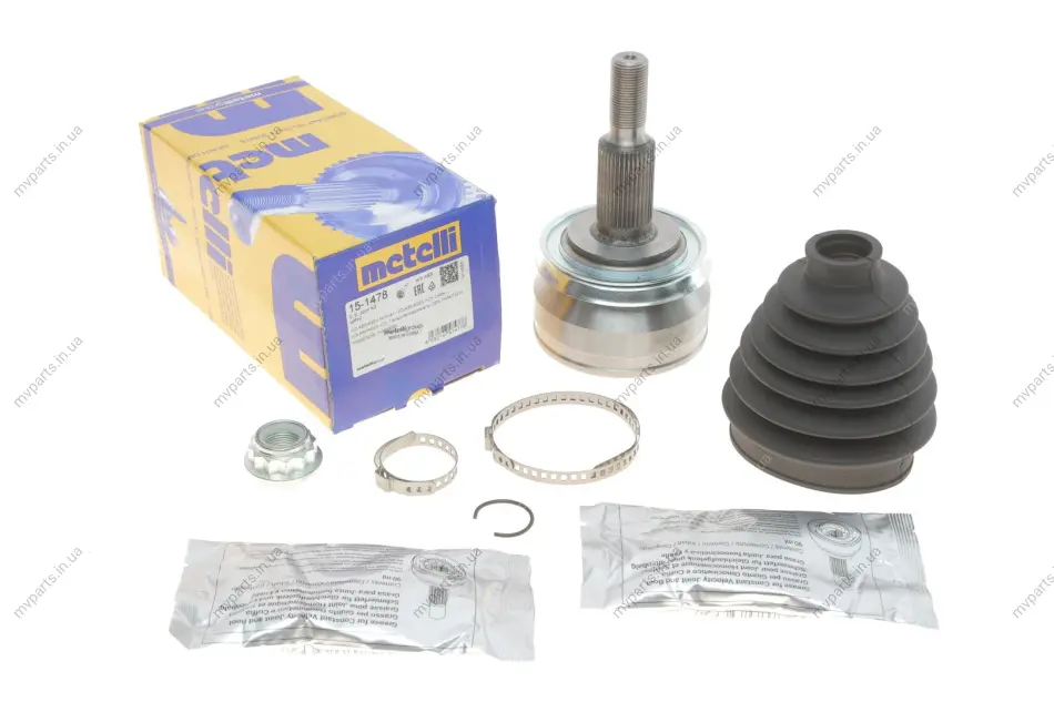 ШРКШ (зовнішній) VW Crafter 06-11/T5/Multivan 03-15 (38z/27z/63mm/100mm/53.5mm) METELLI Metelli 15-1478 (фото 1)