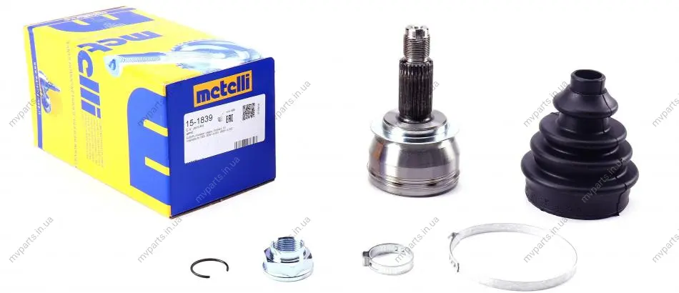 ШРКШ (зовнішній) Subaru Legacy V 09-14/Forester 08-/Outback 09- (27z/30z/52mm/76.3mm/50.6mm) METELLI Metelli 15-1839 (фото 1)