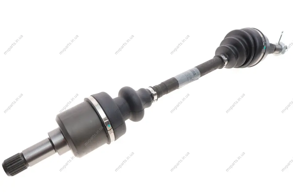 Піввісь (передня) (L) Peugeot 306 1.8/1.9D 93-02/405 1.6/1.9/d 87-92 (25z/24z/607mm) (-ABS) METELLI Metelli 17-0058 (фото 1)
