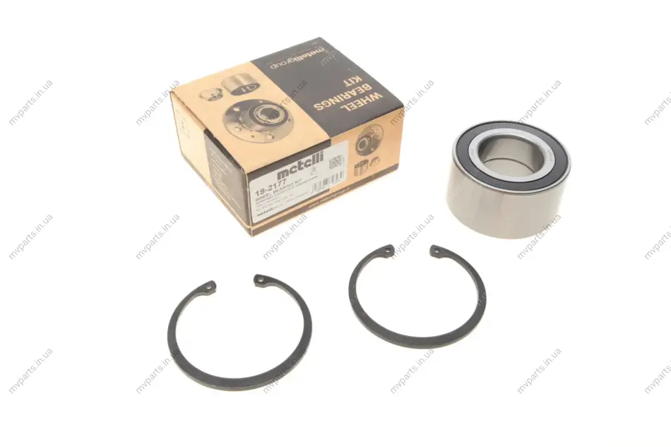 Підшипник маточини (передньої) Opel Astra F 91-01/Omega B 94-03/Vectra A/B 93-03 (39x74x39) METELLI Metelli 19-2177 (фото 1)