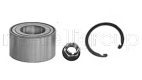 Підшипник маточини (передньої) Renault Megane III/Scenic III 09- (45x83x39) (к-кт) METELLI Metelli 19-2873