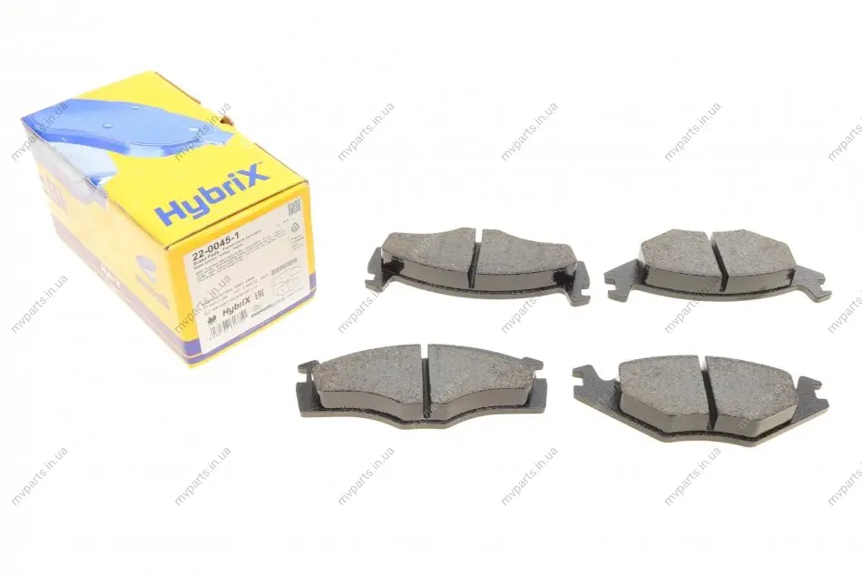 Колодки гальмівні (передні) Seat Cordoba/Ibiza 93-02/VW Caddy 82-92/Golf 82-99/Passat B2-B4 79-92 METELLI Metelli 22-0045-1 (фото 1)