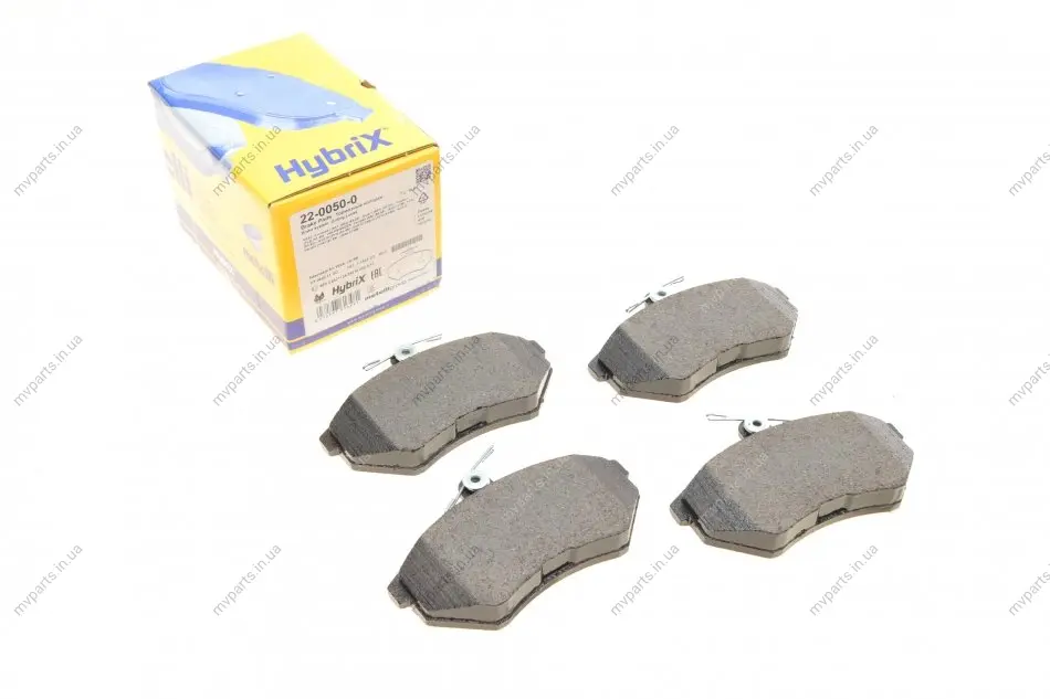 Колодки гальмівні (передні) Seat Cordoba/Ibiza/Toledo 93-02/VW Golf/Passat B2-B4 83-99 METELLI Metelli 22-0050-0 (фото 1)