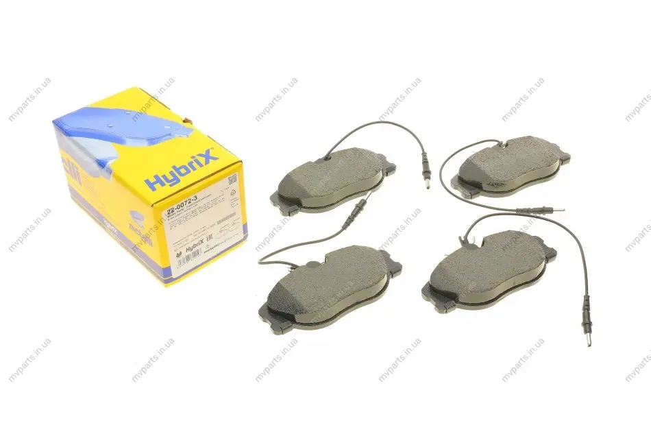 Колодки гальмівні (передні) Citroen Jumpy/Evasion/Fiat Scudo/Peugeot Expert/806 95-06 (+датчики) METELLI Metelli 22-0072-3 (фото 1)
