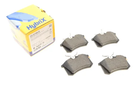 Колодки гальмівні (задні) VW Golf II/III/Passat B2/B3/B4 84-99/Polo 95-01/Peugeot 405 87-97 METELLI Metelli 22-0100-0