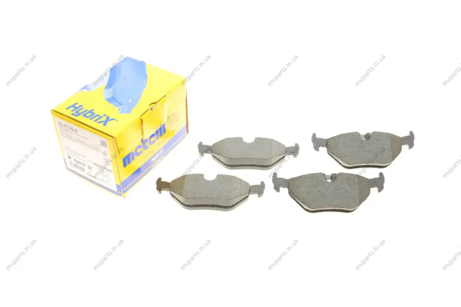 Колодки гальмівні (задні) BMW 3 (E30/E36/E46) 90-98/ 5 (E34) -97 (Teves) METELLI Metelli 22-0125-0 (фото 1)
