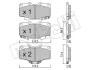 Колодки гальмівні (передні) Toyota Land Cruiser 90-02 METELLI Metelli 22-0129-0 (фото 1)