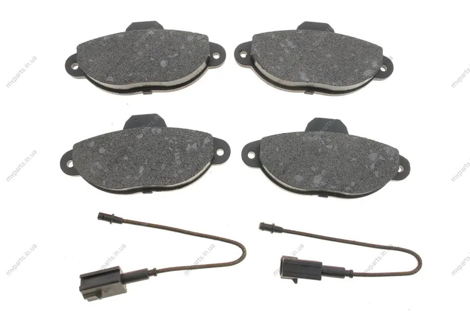 Колодки гальмівні (передні) Fiat 500 07-/Ford Ka 08- (+датчики L=195mm) METELLI Metelli 22-0159-3 (фото 1)