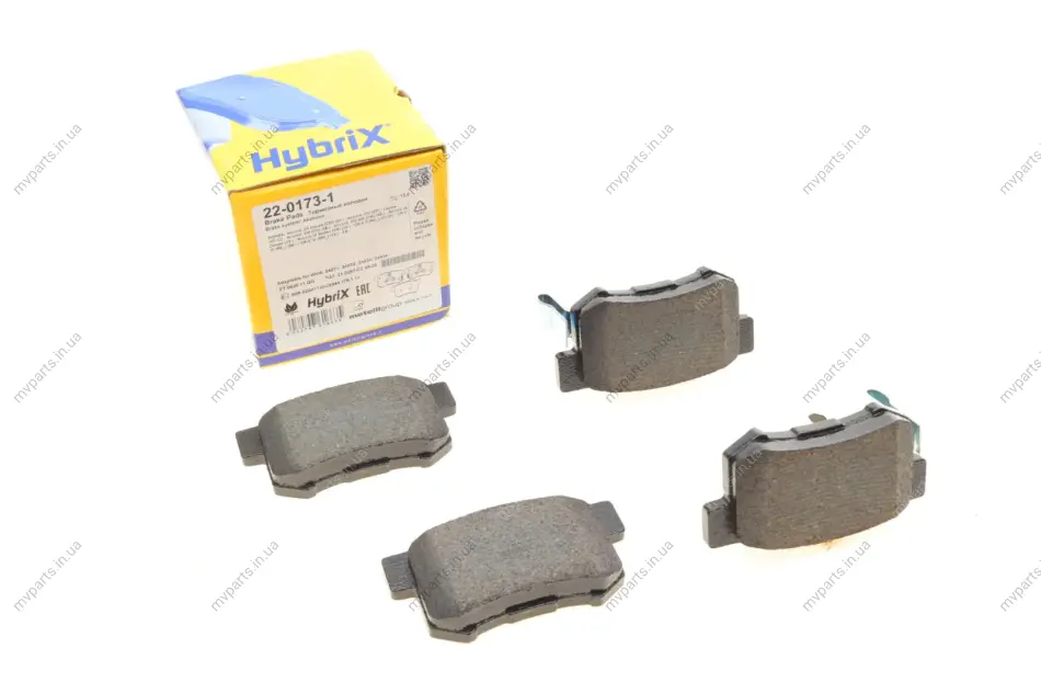Колодки гальмівні (задні) Honda Accord VIII 08-/CR-V II 01-07/CR-V IV 12-/FR-V 04- METELLI Metelli 22-0173-1 (фото 1)