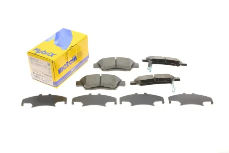 Колодки гальмівні (передні) Honda Civic V/VI/VII 91-05/CRX III 92-98/Jazz 08-14 METELLI Metelli 22-0175-0