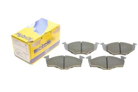 Колодки гальмівні (передні) Seat Cordoba/Ibiza 02-09/Skoda Fabia 99-08/VW Polo 94-12/Lupo 98-05/Fox METELLI Metelli 22-0206-0