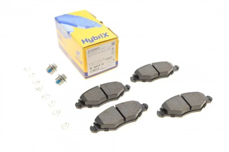 Колодки гальмівні (передні) Peugeot 206 98-/Peugeot 206+ 09-13/Peugeot 306 93-01 METELLI Metelli 22-0254-0