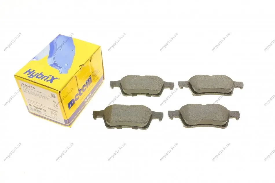 Колодки гальмівні (задні) Renault Laguna II 01-07/Megane II 04-09/Espace IV/Nissan Primera 02- METELLI Metelli 22-0337-0 (фото 1)