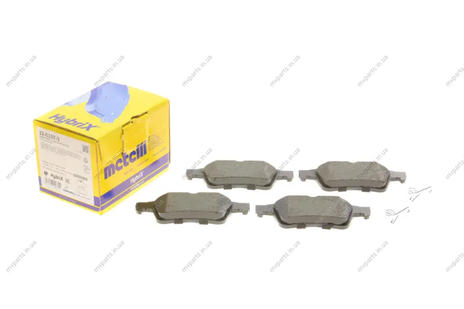 Колодки гальмівні (задні) Ford Connect 13-/Kuga/C-Max/Focus/Volvo V40 12- METELLI Metelli 22-0337-3 (фото 1)