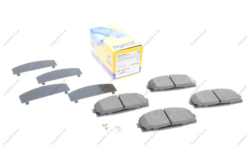 Колодки гальмівні (передні) Toyota Hiace III/IV -06 METELLI Metelli 22-0434-0 (фото 1)