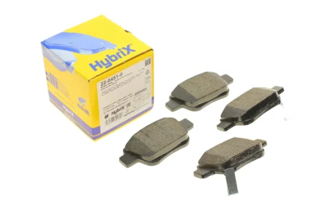 Колодки гальмівні (задні) Toyota Avensis 03-08/Corolla Verso 04-09 METELLI Metelli 22-0451-0