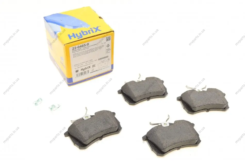 Колодки гальмівні (задні) Honda Accord VI/VII 98-08 METELLI Metelli 22-0465-0 (фото 1)
