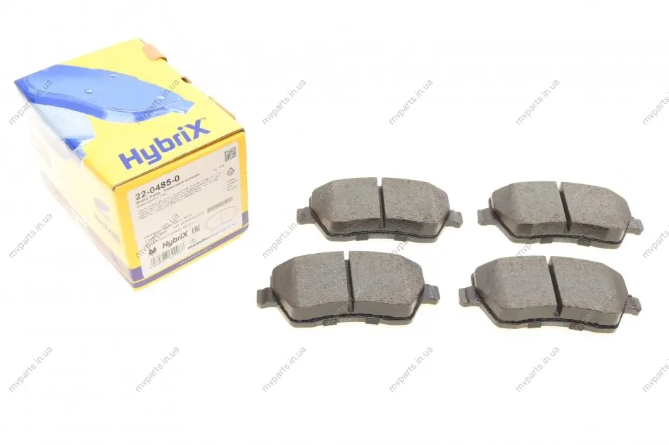 Колодки гальмівні (передні) Renault Dokker/Duster/Zoe 11-/Kangoo 08-/Clio/Nissan Note 05-/Micra 03- METELLI Metelli 22-0485-0 (фото 1)
