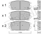 Колодки гальмівні (задні) Hyundai Terracan 01-06 METELLI Metelli 22-0507-0 (фото 1)