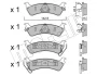 Колодки гальмівні (задні) Jeep Grand Cherokee 91-99 METELLI Metelli 22-0527-0 (фото 1)