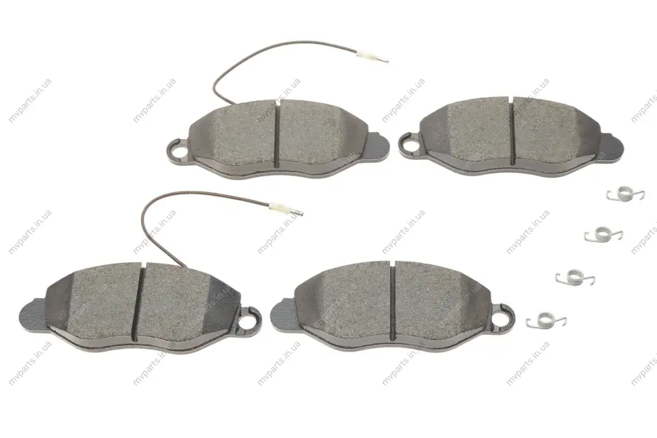 Колодки гальмівні (передні) Nissan Cabstar E 98-06 (+датчики) METELLI Metelli 22-0536-1 (фото 1)