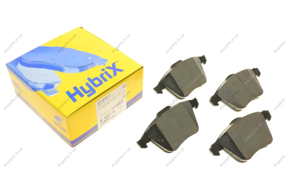 Колодки гальмівні (передні) Ford Focus/Mazda 3/Volvo C30/C70/S40/V50/Opel Vectra C 05-14/V40 12- METELLI Metelli 22-0549-3 (фото 1)