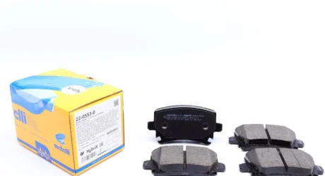 Колодки гальмівні (задні) Audi A3/A4/A6/TT/Skoda Octavia/SuperB/VW Caddy/Golf/Passat B6/Touran 03- METELLI Metelli 22-0553-0