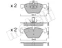 Колодки гальмівні (передні) BMW 1 (E81/E82)/3 (E90-E93)/X1 (E84)/Z4 (E89) 04-16 METELLI Metelli 22-0557-3 (фото 1)